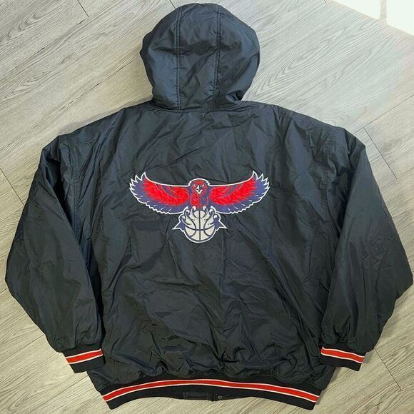 Y2K NBA UNK Atlanta Hawks Puffer Jacket - Picture 1 of 8